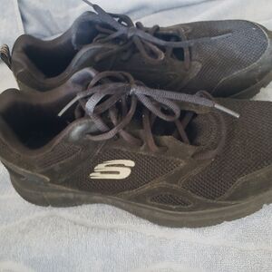 Skechers Black Sneakers with Everyday Comfort